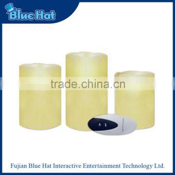 Fashion flameless moving wick led candle for use anywhere