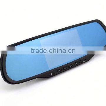 Chelong Factory 5.0inch Android 4.0.4 Dual Lens 120deg Wifi G-sensor GPS auto inside rearview mirror monitor