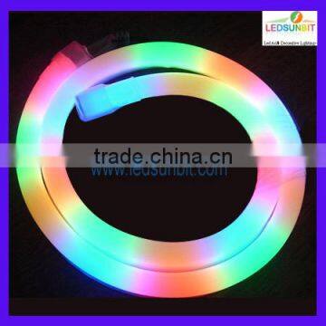 SUNBIT Mono 24v dmx rgb led strip neon flex