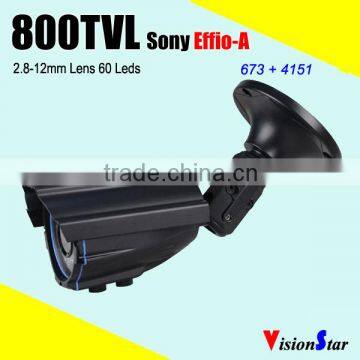 800TVL Sony Exview Ccd Effio-A Zoom 2.8-12mm Lens UTC Control Waterproof Infrared Security Camera photo-2