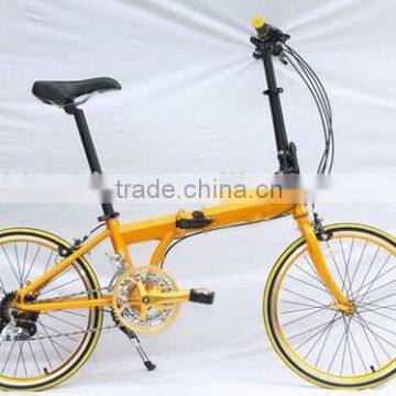 20" 6speed folding bicycle for hot sale KB-F1624