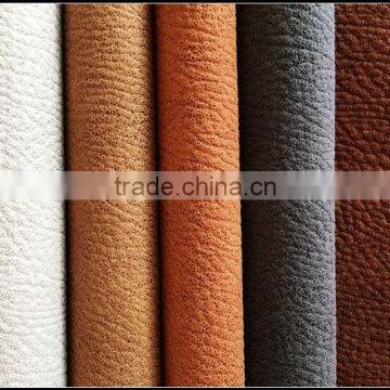 thick laminated woven suede fabric for sofas
