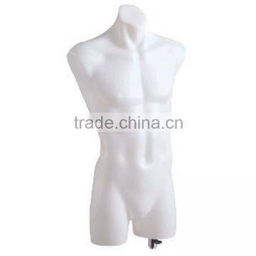 Modern headless torso half-body male mannequin for sale