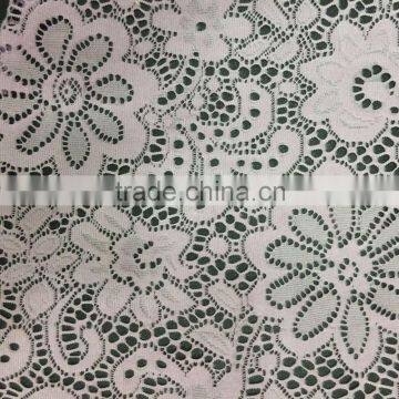 New arrival 100%nylon New York lace fabric lovely Kawayi flowers pattern knitting for skirts and suits