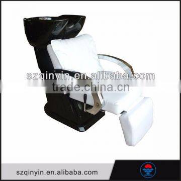 Exquisite workmanship to serve with high quality pu/pvc leather beauty salon shampoo bed