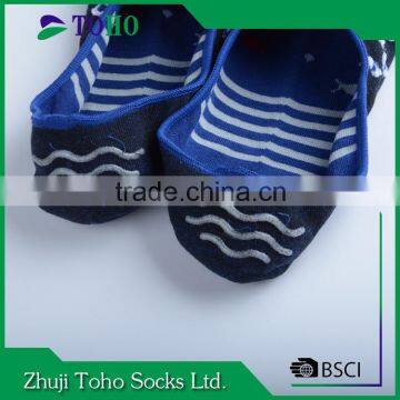 Anti-Bacterial Cotton Pattern Knitting Invisible Socks for Footwear photo-2
