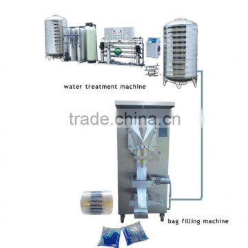 Automatic bag water filling and packing machine with water purification machine