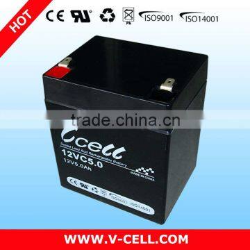 12V 5.0Ah electrical storage batteries