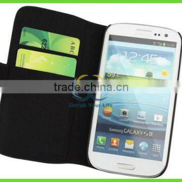 high equality leather case for samsung glalaxy