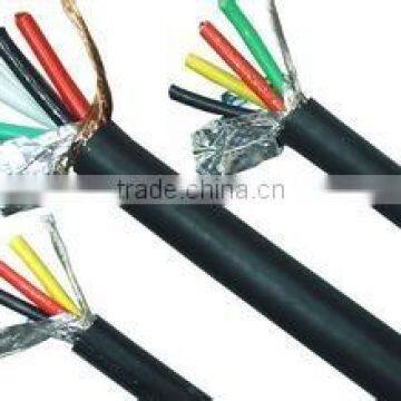 Copper PVC Insulated and Sheathed Copper Braid Shielded Flexible wires