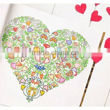 2015 Hot Sale Korean Secret Garden Decompression Hand-painted Coloring Book photo-3