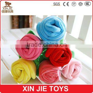 nice plush rose toy soft blue rose toy good quality stuffed rose toy