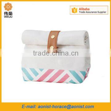 Portable Picnic Outdoors Camp Office Shcool Canvas Lunch Cooler Bag                        
                                                Quality Choice