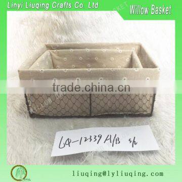 Wire mesh stacking baskets /Wire egg basket/Wire mesh gift basket