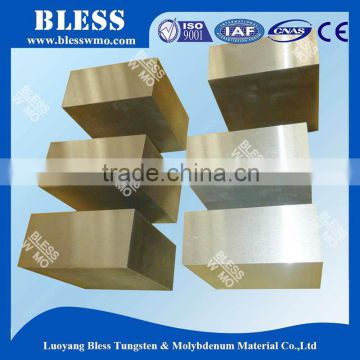 Customized polished or alkali moashed surface molybdenum block/mo cube