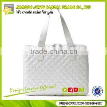 2014 blank quilted pu computer handbag laptop bag leather handbags shanghai