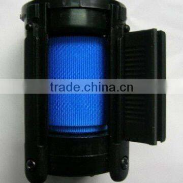 Retractable belt Cassette for stanchion,slow retractable with brake