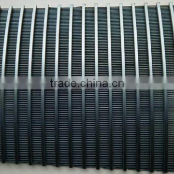 Wedge wire flat panel for water treatment