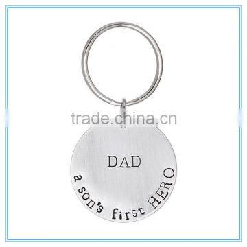 DAD A Son's First HERO Stainless Steel Key Chain