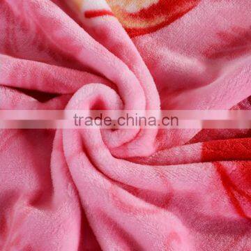 wide width of printed flannel fabric