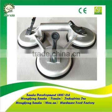 three head aluminium glass suction cup