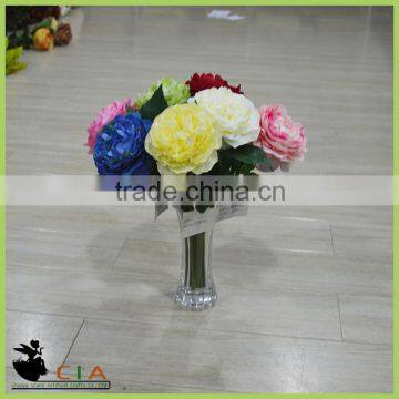 2015 Artificial Flower China Artificial Flower Wholesale Artificial Colorful Peony