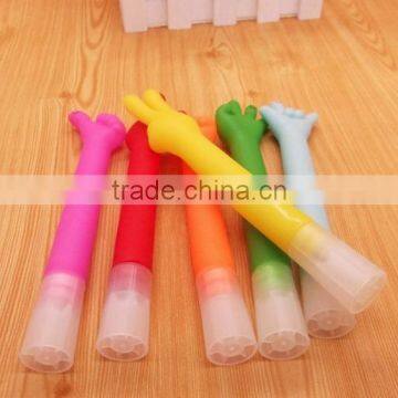 Novelty Gesture Ball Point Pen Colorful Gift School Stationery Pens photo-4