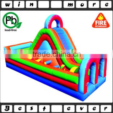 Commercial Used Party Tropical Island Obstacle Course for Adults , Giant Cheap Inflatable Obctacle Course for Sale