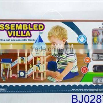 New Child Toy Funny Assemble Villa Building Block Set photo-2