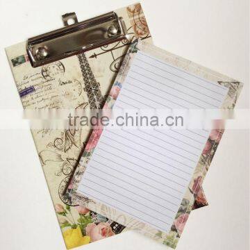 vantage design memo pad with Iron clamp,Wenzhou