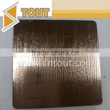 PVD Coated 304 Stainless Steel Color Embossed Sheet