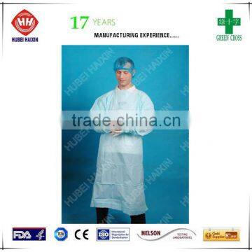 2015 sterile disposable surgical gown full back medical products