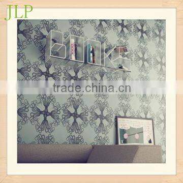 Creative Acrylic wall-mounted book display shelf