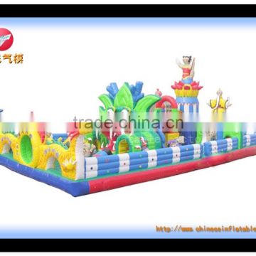 bouncy castle park, carton inflatable, high quality inflatable for kids