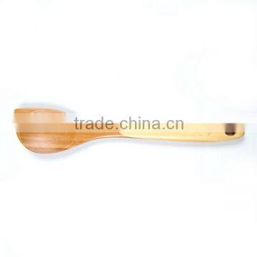 Eco friendly bamboo wooden serving fork and spoon