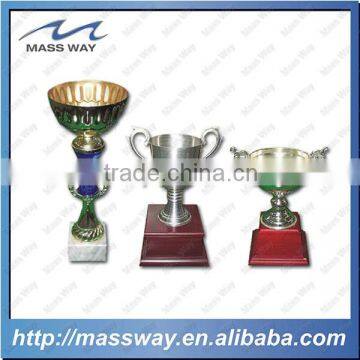 High Grade Base Wooden 3D Gold Zinc Alloy Award Basketball Cup Trophy photo-4