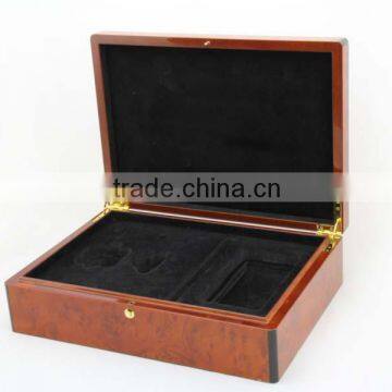 Wooden Gift Box With Black Foam Insert