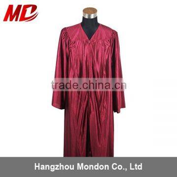 Choir robe - adult church robe shiny maroon