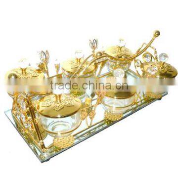 2013 fancy glass cup holder C514