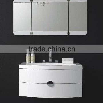 Modern White PVC Bathroom Vanity