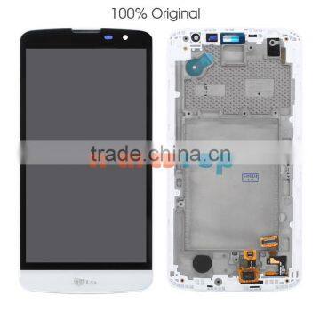 Original OEM For LG L Bello D331 D335 D337 LCD Screen With Touch Digitizer and Frame Assembly White