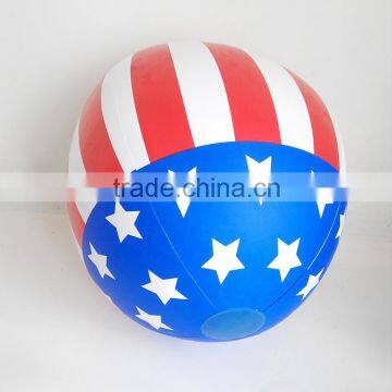 Colorful Ellipse Beach Ball, Kids US Flag Beach Ball