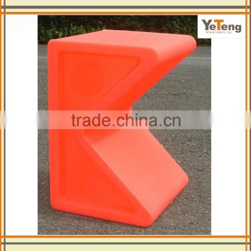 customer design plastic bench chair rotational mould