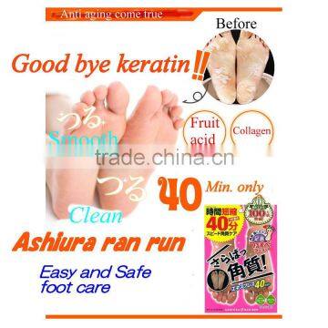 Safe foot keratin remover