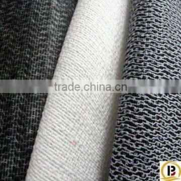 PES glue woven fusible interlining fabric/tricot knitted fusible interlining