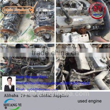 large quantity of used diesel trucks engine