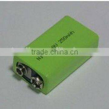 Ni-MH 9V Prismatic Battery 6F22 9V nimh rechargeable battery