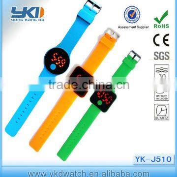 2015 new arrival wholesale faceless promotional silicone led watch