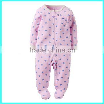 Hot selling lavender jumpsuits zip-up newborn jumpsuits kids jumpsuits                        
                                                Quality Choice