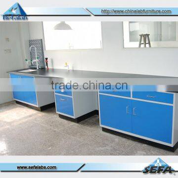 Physics Laboratory Furniture Floor Mounted Full Steel Working Bench For School Or Industrial